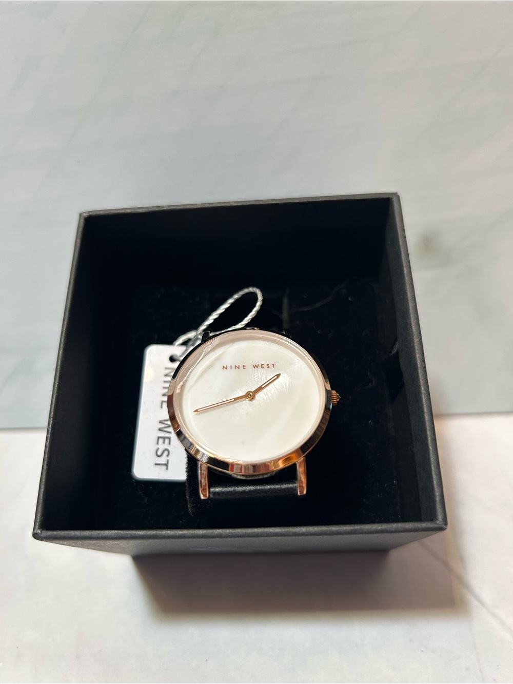 Nine West Rose Gold Tone Watch with White Dial